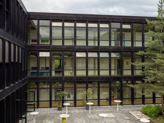 future campus has has fk (BHAK + BHAS Feldkirch) Innenhof der BHAK + BHAS Feldkirch