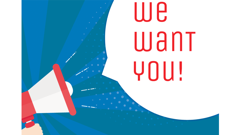 We want you